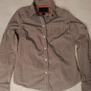 American Eagle Plaid Blouse - 6
